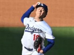 ドジャース先発の山本　大リーグ