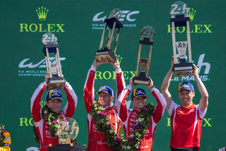 トヨタが４年ぶり優勝＝小林可夢偉組が制す―ルマン２４時間