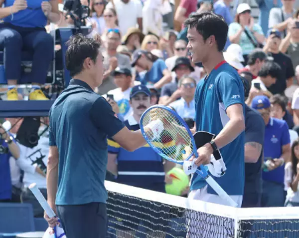 錦織と坂本　全米テニス