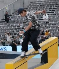 堀米ら準決勝進出＝スケートボード