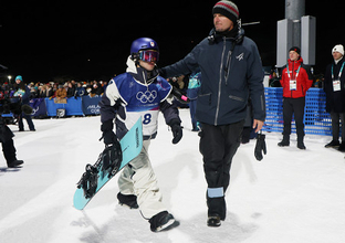 ２回目を終えた荻原　五輪