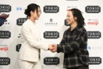 平野歩夢がサプライズ登場＝高木美帆引退会見