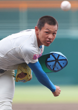 力投する黒川　高校野球