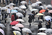 東京都心、降水連続記録更新＝気象庁