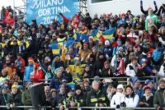 盛り上がる観客　五輪