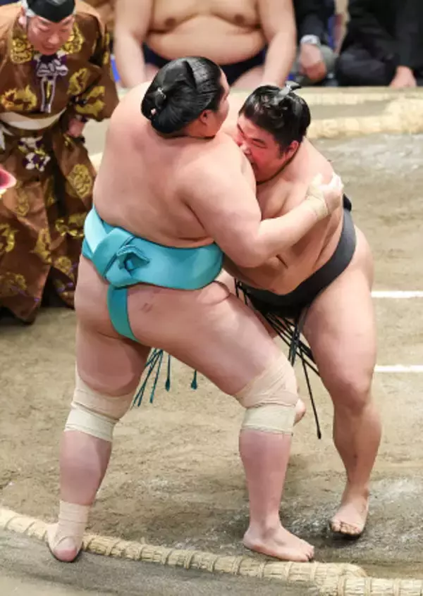 伯乃富士の寄り切り