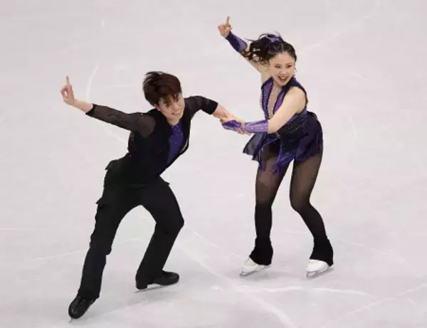 吉田、森田組のリズムダンス　五輪