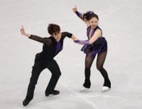 吉田、森田組のリズムダンス　五輪