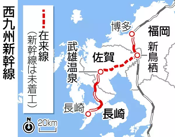 西九州新幹線、アセス実施で合意＝２７年度から、延伸ルート限定せず―国交省・佐賀県