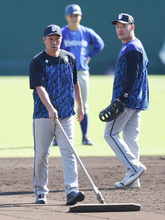 相川監督と筒香　プロ野球ＣＳ