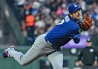 大谷の力投　大リーグ