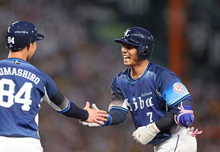 先制適時打の桑原　プロ野球
