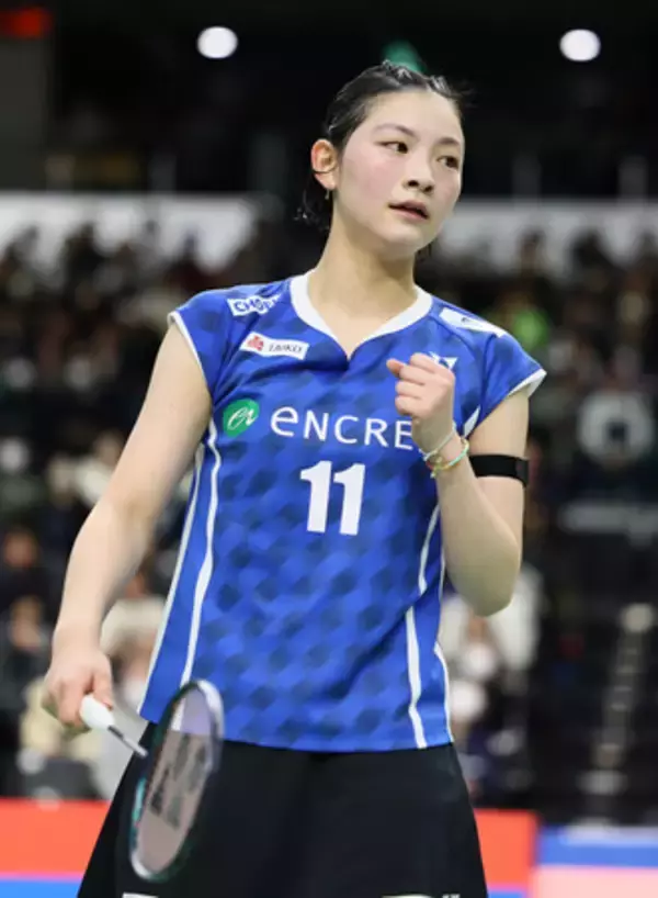 宮崎友花、山口茜との決勝へ＝全日本バドミントン
