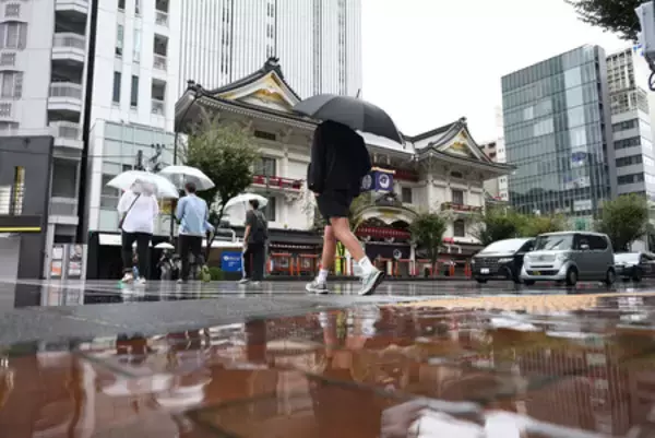 台風２５号関東接近、大雨暴風警戒＝伊豆大島に土砂災害特別警報―２人不明、１人重体