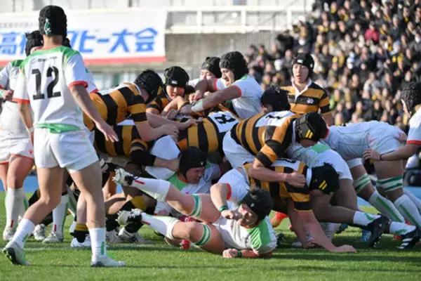 慶応志木、モール攻撃で初戦突破＝高校ラグビー