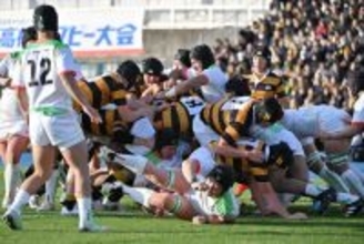 慶応志木、モール攻撃で初戦突破＝高校ラグビー