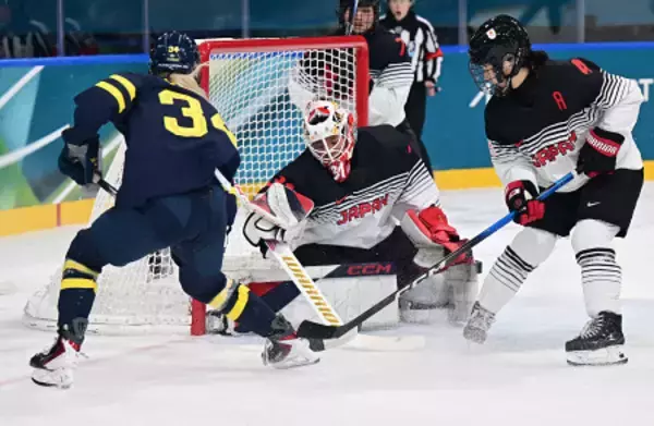 ゴールを守る川口　五輪