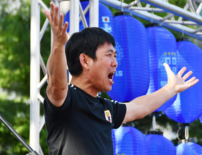 イベントに参加した森保監督　