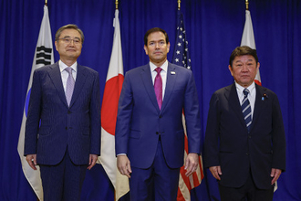 供給網強化で連携　日米韓外相