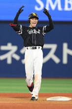 ２年目、ソフトバンクの庄子が激戦にけり＝横浜スタジアムで躍動―プロ野球・日本シリーズ