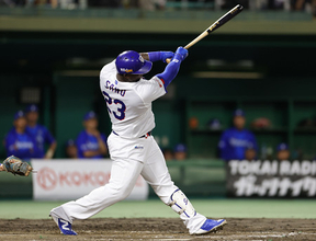 サノーの２ラン　プロ野球