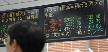 東京株、初の５万２０００円台＝一時１０００円超高、投資家心理好転