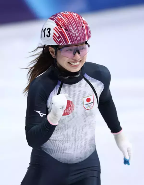 喜ぶ長森　五輪