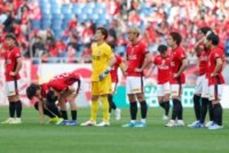 敗れた浦和イレブン　Ｊリーグ