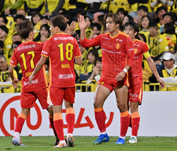 喜ぶ木村　Ｊリーグ