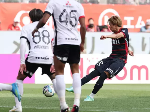 濃野の先制ゴール　Ｊリーグ