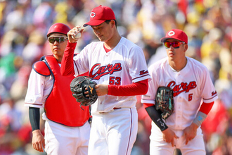 岡本、痛恨の一球＝プロ野球・広島