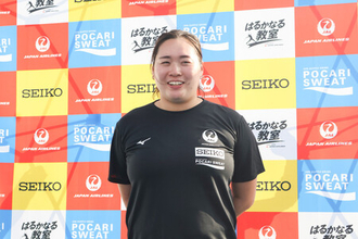 北口榛花「目指すは金メダル」＝来年の世界選手権へ抱負―陸上女子やり投げ