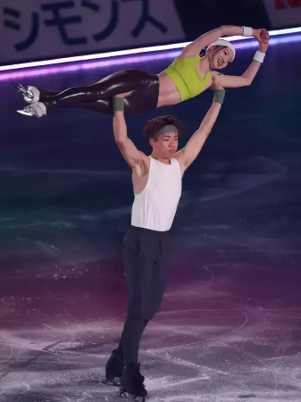 長岡、森口組の演技　全日本フィギュア