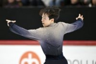 男子は鍵山Ｖ　フィギュアＧＰ