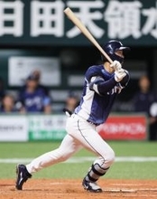 石井の先制２ラン　プロ野球