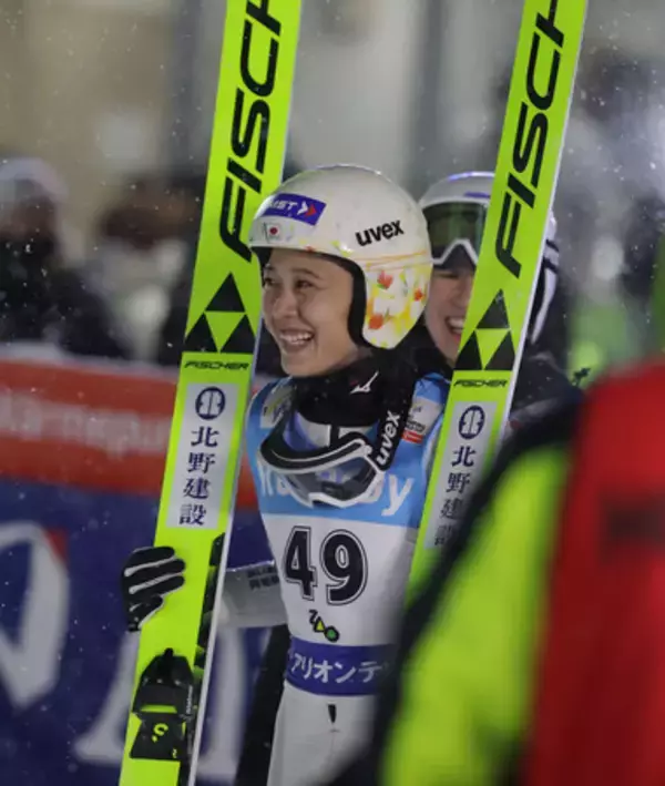 丸山、見事に凱旋Ｖ＝五輪へ弾みつく優勝―Ｗ杯ジャンプ女子