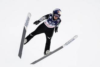 高梨の飛躍　Ｗ杯ジャンプ