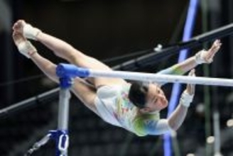 西山の段違い平行棒