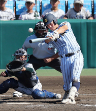 伊沢の適時打　高校野球