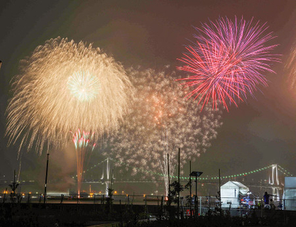 東京湾に帰って来た花火大会