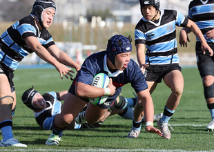 常翔学園、伝統のＦＷが奮起＝茗渓学園との好カード制す―高校ラグビー