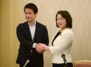 小川代表、地方行脚スタート