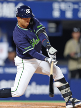 松下の２点適時打　プロ野球
