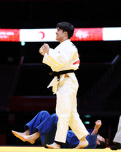 決勝で勝利した増地　アジア大会
