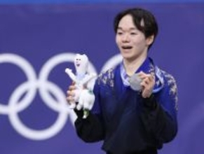 銀メダルの鍵山　五輪