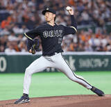 「オリックスの曽谷、１０奪三振も実らず＝プロ野球」の画像1