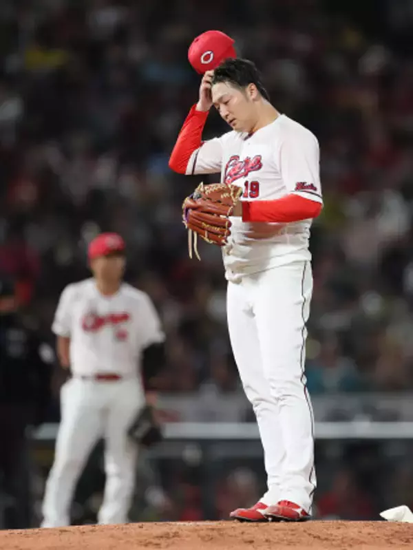 さえない表情の床田　プロ野球