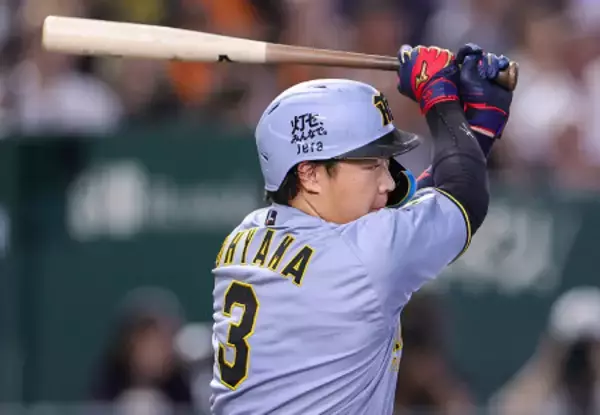 大山の２点適時打　プロ野球
