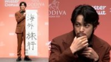 神尾楓珠、書き初めを披露　新年の抱負は「海外旅行」