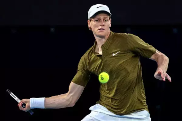 シナーのプレー　全豪テニス